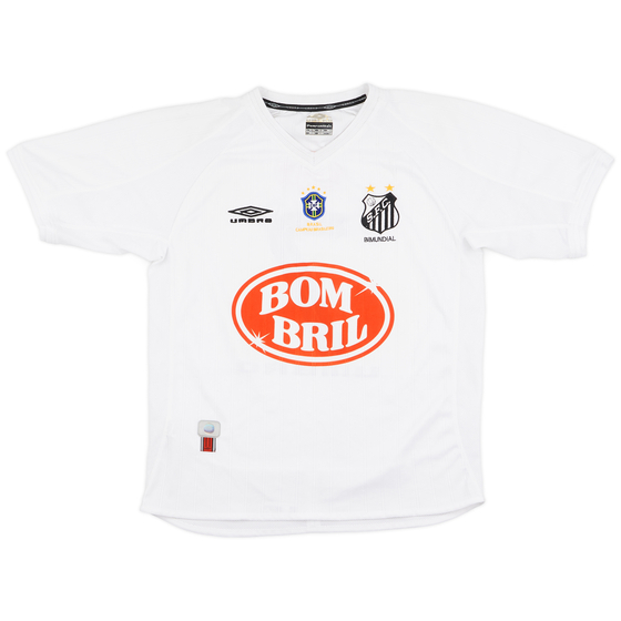 2002 Santos 'Champions' Home Shirt #7 - 8/10 - (M)