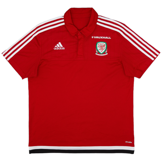 2015-16 Wales adidas Polo Shirt - 9/10 - (L)