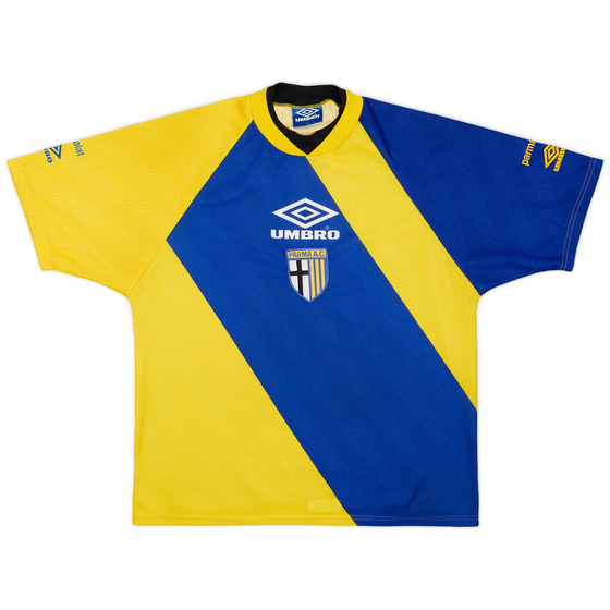 1993-95 Parma Umbro Training Shirt - 8/10 - (L)