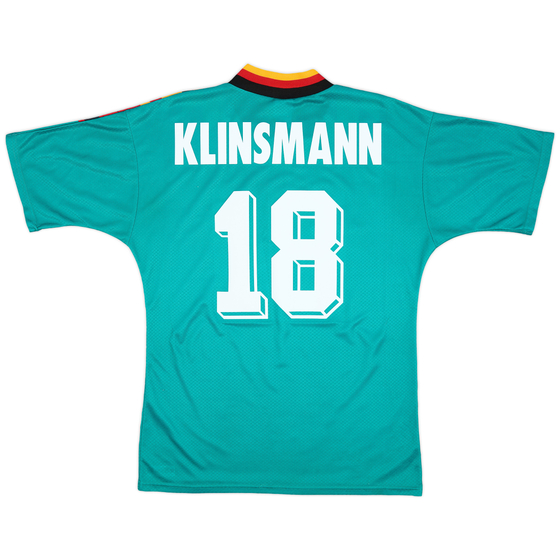 1994-96 Germany Away Shirt Klinsmann #18 - 8/10 - (M)
