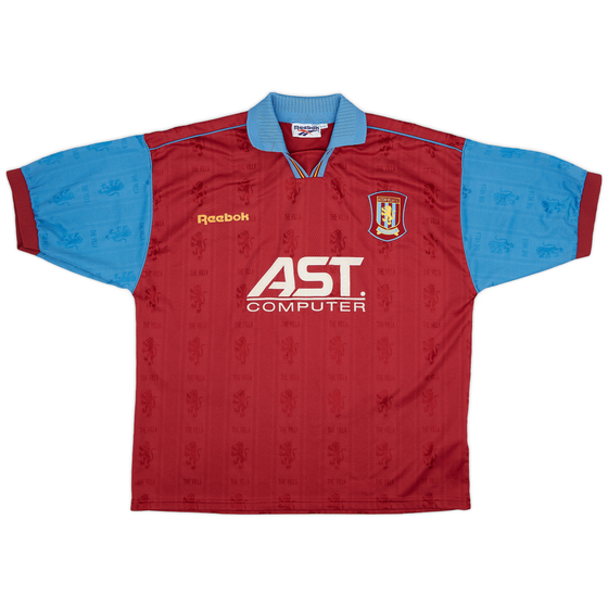 1995-97 Aston Villa Home Shirt - 8/10 - (XL)