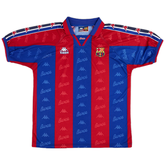 1995-97 Barcelona Home Shirt - 9/10 - (L)