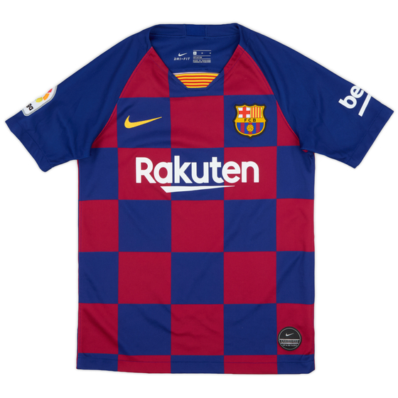 2019-20 Barcelona Home Shirt - 8/10 - (M.Boys)