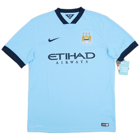 2014-15 Manchester City Home Shirt (L)