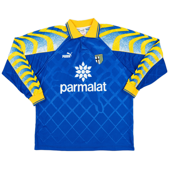 1995-97 Parma Away L/S Shirt #5 - 9/10 - (L)