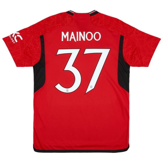 2023-24 Manchester United Home Shirt Mainoo #37