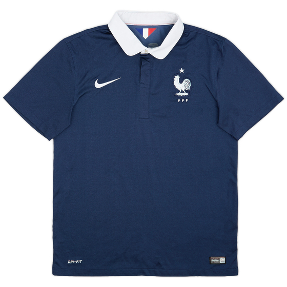 2014-15 France Home Shirt - 9/10 - (M)
