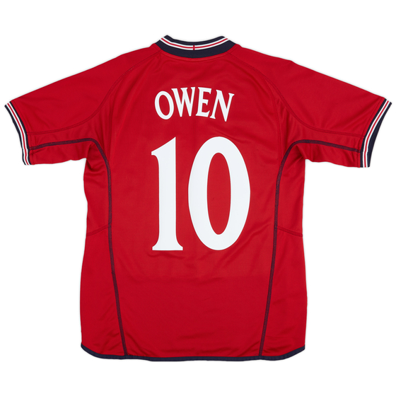 2002-04 England Away Shirt Owen #10 - 9/10 - (M)