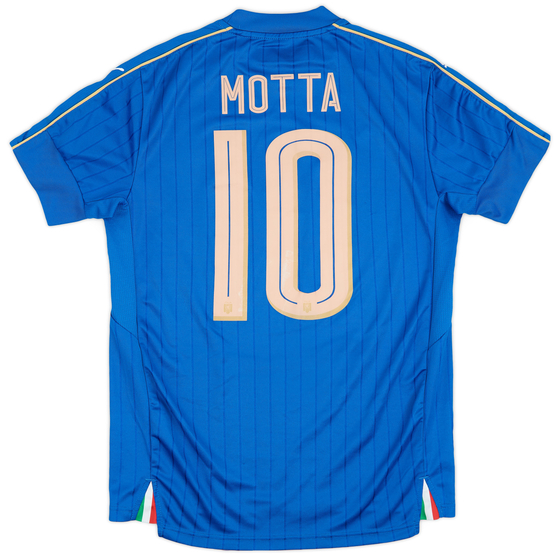 2016-17 Italy Home Shirt Motta #10 - 7/10 - (S)