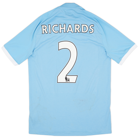 2010-11 Manchester City 'FA Cup Winners' Home Shirt Richards #2 (M)