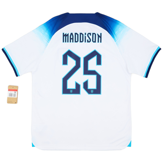 2022-23 England Home Shirt Maddison #25