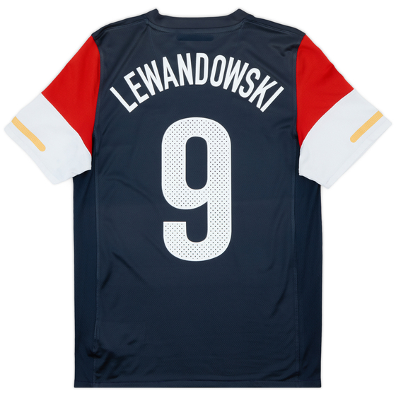 2010-12 Poland Away Shirt Lewandowski #9 - 9/10 - (S)