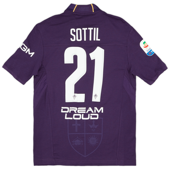 2018-19 Fiorentina Match Issue Home Shirt Sottil #21 - As New - (M)
