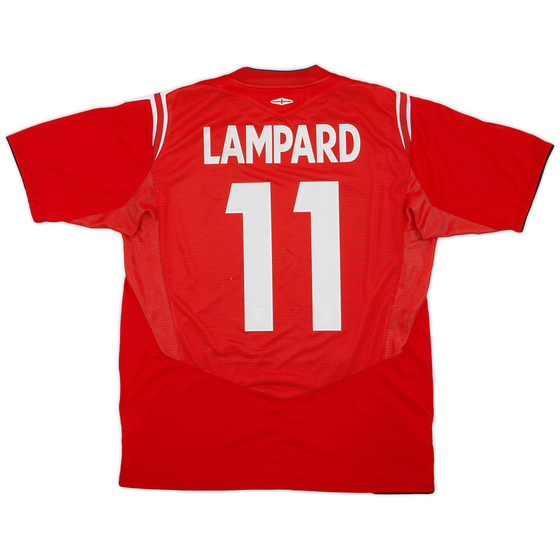 2004-06 England Away Shirt Lampard #11 - 6/10 - (L)