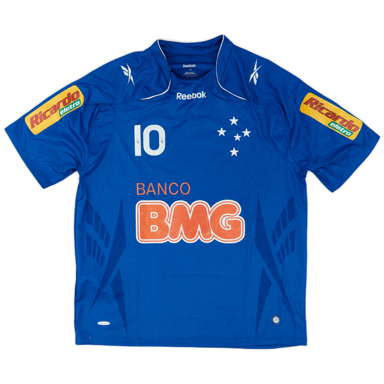 2010 Cruzeiro Home Shirt #10 - 7/10 - (L)