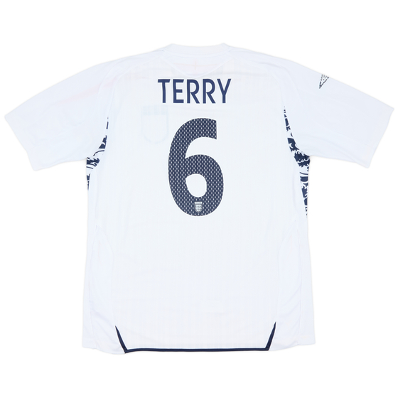 2007-09 England Home Shirt Terry #6 - 4/10 - (XL)