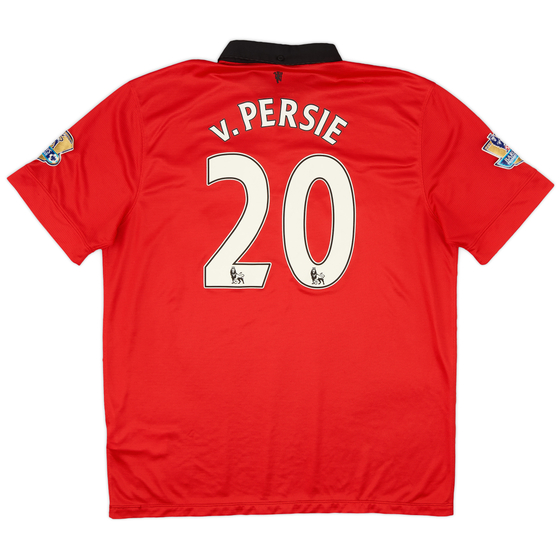 2013-14 Manchester United Home Shirt v.Persie #20 - 7/10 - (XL)