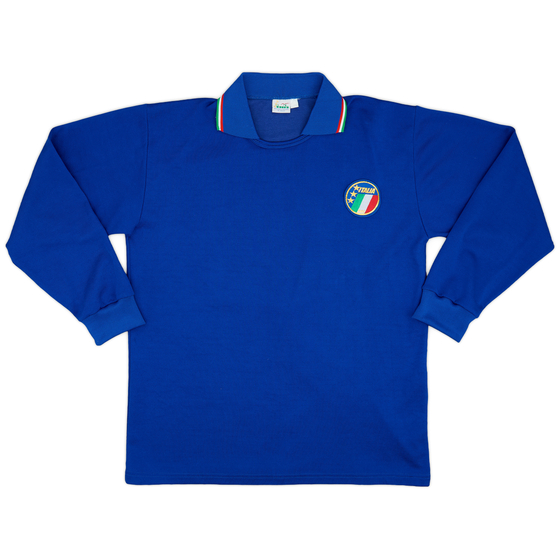 1986-88 Italy Home L/S Shirt #10 - 9/10 - (L)