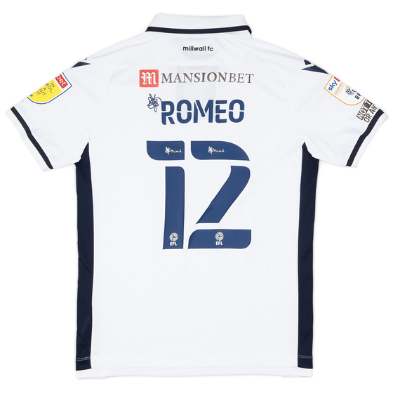 2021-22 Millwall Match Issue Away Shirt Romeo #12