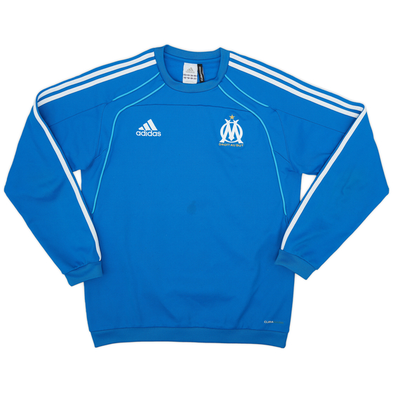 2010-11 Olympique Marseille adidas Sweat Top - 8/10 - (M)