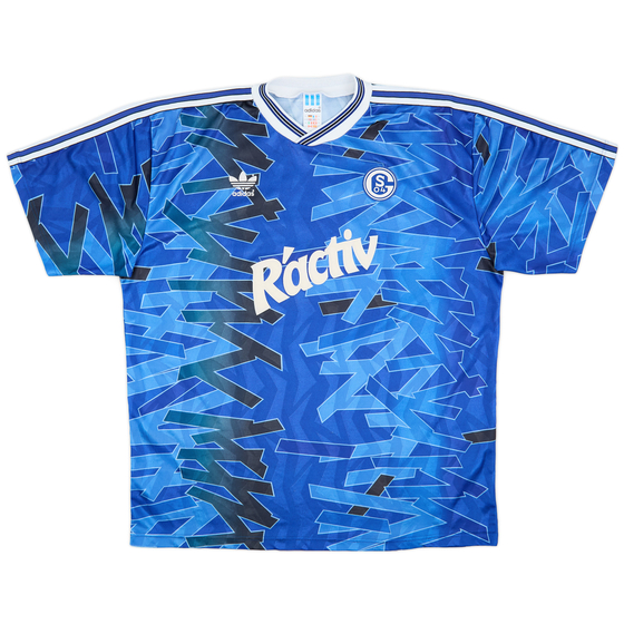 1992-93 Schalke 04 Home Shirt - 9/10 - (XL)