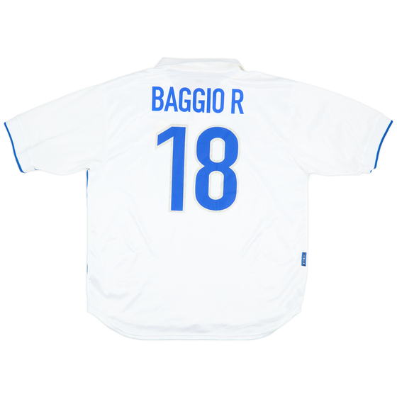1997-98 Italy Away Shirt Baggio R. #18 - 8/10 - (XL)