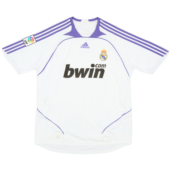2007-08 Real Madrid Home Shirt - 9/10 - (L)