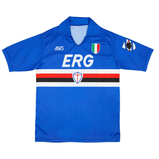 1991-92 Sampdoria Home Shirt - 9/10 - (XL)