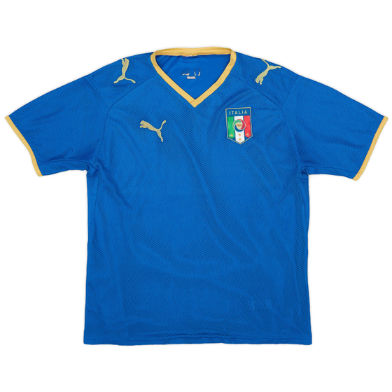 2007-08 Italy Home Shirt - 5/10 - (L.Boys)