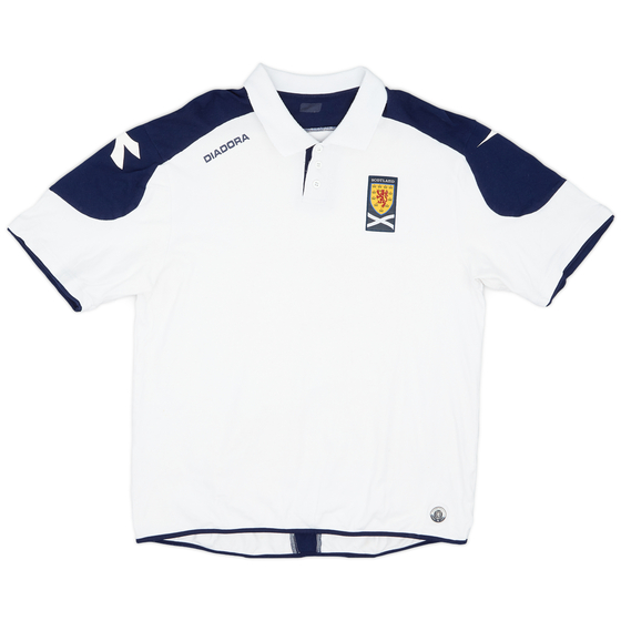 2007-08 Scotland Diadora Polo Shirt - 9/10 - (L)