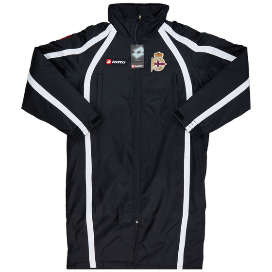 2010-11 Deportivo Lotto Long Padded Jacket (XS)