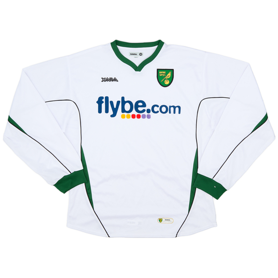 2006-07 Norwich Away L/S Shirt - 9/10 - (L)
