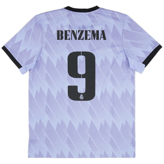 2022-23 Real Madrid Away Shirt Benzema #9 