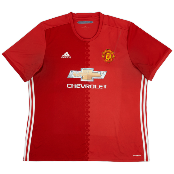 2016-17 Manchester United Home Shirt - 4/10 - (XXL)