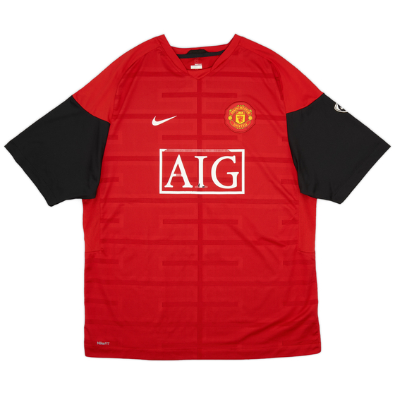 2009-10 Manchester United Nike Training Shirt - 4/10 - (XL)