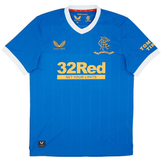 2021-22 Rangers Home Shirt - 9/10 - (M)