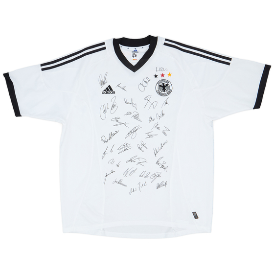 2002-04 Germany 'Squad Signed' Home Shirt - 8/10 - (XL)
