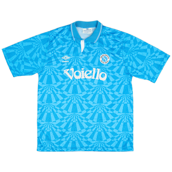 1991-93 Napoli Home Shirt - 8/10 - (L)