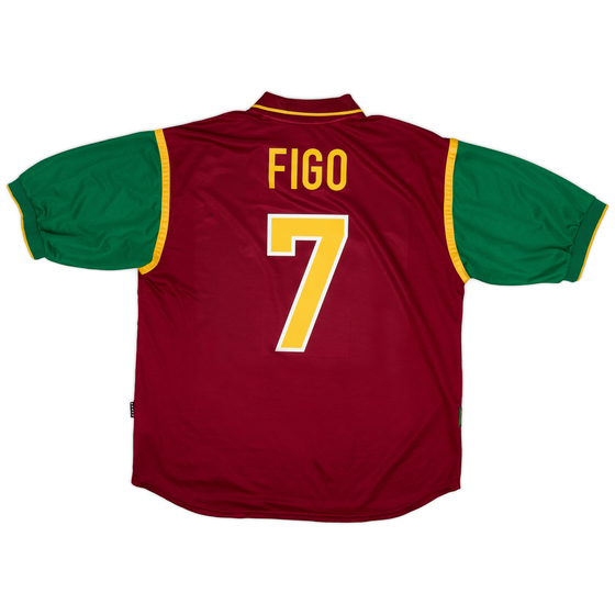 1999-00 Portugal Home Shirt Figo #7 - 9/10 - (XL)