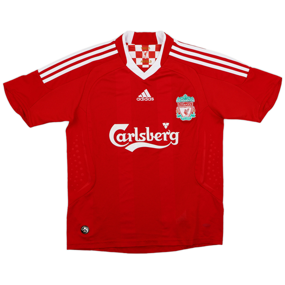 2008-10 Liverpool Home Shirt - 6/10 - (L.Boys)