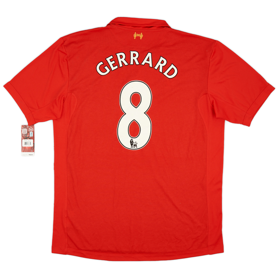 2012-13 Liverpool Home Shirt Gerrard #8 (XXL)