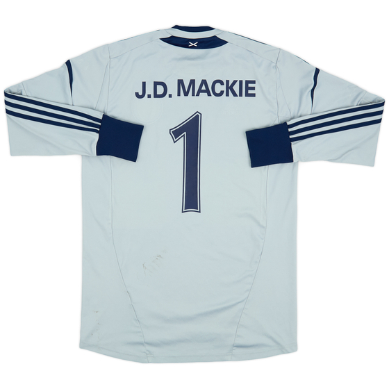 2011-13 Scotland GK Shirt J.D. Mackie #1 - 5/10 - (M)