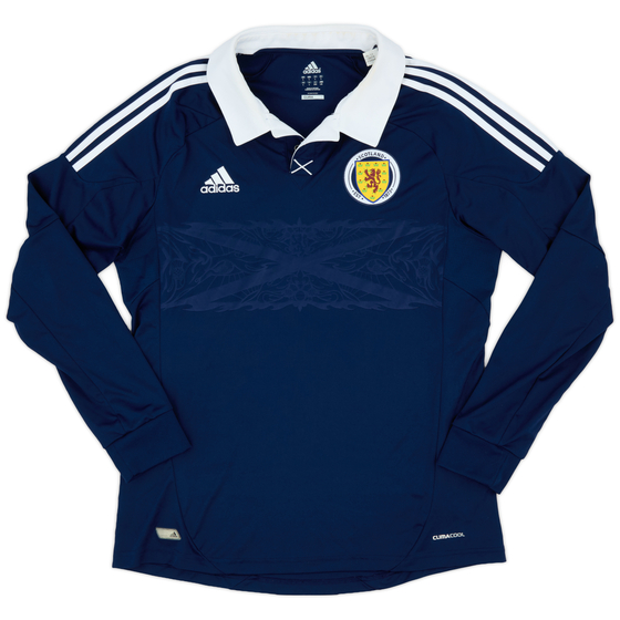 2011-13 Scotland Home L/S Shirt - 9/10 - (L)