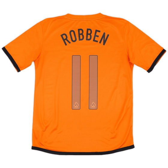 2012-13 Netherlands Home Shirt Robben #11 - 9/10 - (XL.Boys)