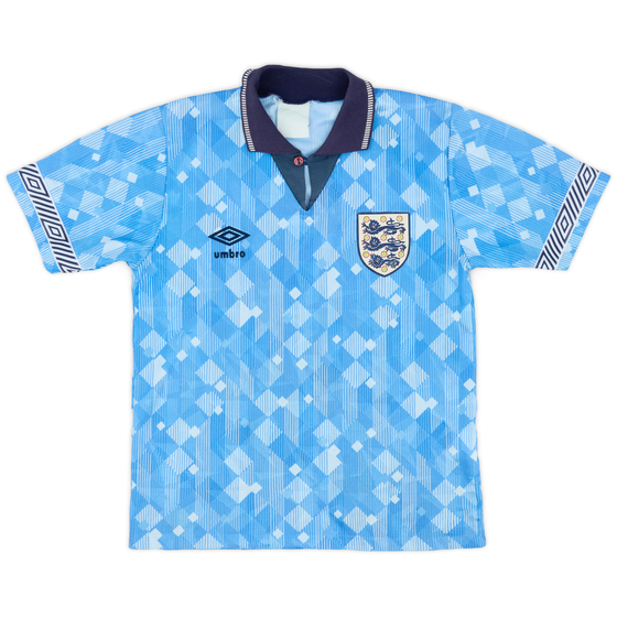 1990-92 England Third Shirt - 7/10 - (L.Boys)