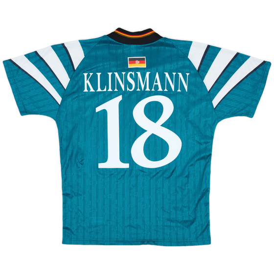 1996-98 Germany Away Shirt Klinsmann #18 - 7/10 - (M)