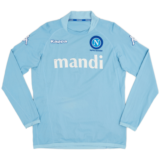 2004-05 Napoli Home L/S Shirt #7 - 6/10 - (XL)