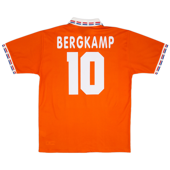 1996 Netherlands Home Shirt Bergkamp #10 - 6/10 - (XL)