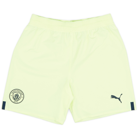 2022-23 Manchester City Player Issue Third Shorts (XS)