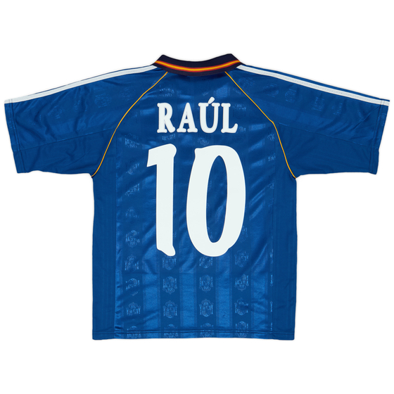 1999-00 Spain Away Shirt Raul #10 - 9/10 - (S)